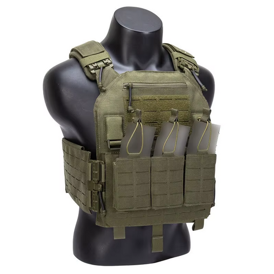 1000D Nylon Chaleco Tactico Vest Ranger-Green Tactical Gear 25X30Cm Plate Carrier Molle Tactical Vest for Outdoor Hunting