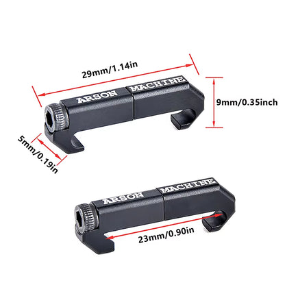 3Pcs/Set Wire Guide System Cable Management Rail Cover Picatinny Rail Handguard Wire Guide Tail Fixed